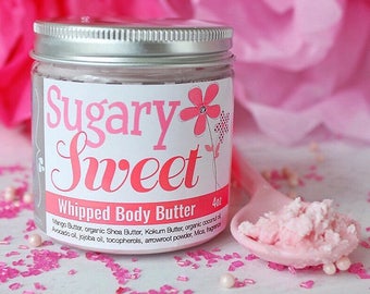 Whipped Body Butter, Pink Sugar Body Butter, Cotton Candy Lotion, Whipped Shea Butter, Body Lotion, Whipped lotion, Natural Body Butter