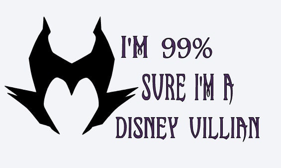 Download SVG i'm 99% sure i am a disney villain maleficent