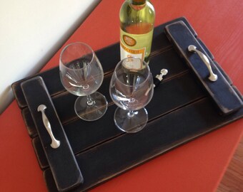 Distressed Wooden Tray