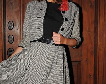 Vintage 1950's Dress Suit - Spector & Shanler Dress Suit / Jackie Kennedy style / vintage dress suit / vintage clothing / 1950s pinup