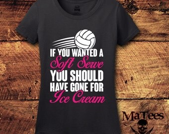 Volleyball, Volleyball Shirt, Volleyball Gifts, Volleyball Mom Shirt, Volleyball mom, Soft Serve, Ice Cream, T-Shirt, Shirt, Tee