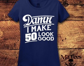 50th Birthday, 50th Birthday Gifts for Woman, 50th Birthday Gift, 50th Birthday Shirt, 50 and Fabulous, 50 Birthday, 50 Birthday Gift