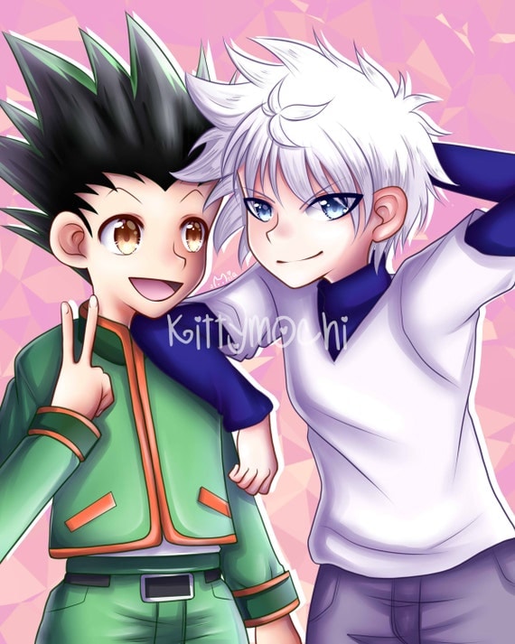 Hunter x Hunter Gon Freecss Killua Zoldyck 8x10 print