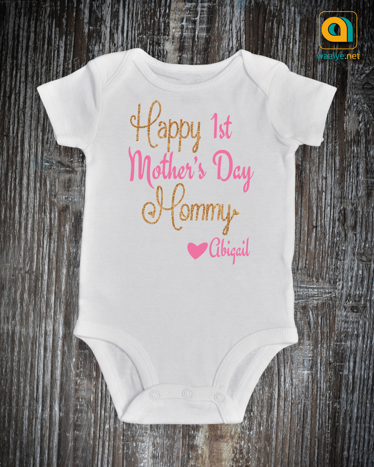 Download Happy First Mother's Day Onesie First Mother's Day