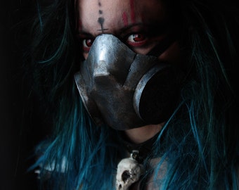 gas mask post apocalyptic - respirator - mad max - anti radiation - diesel punk - halloween costume - immortan joe - post atomic - wasteland