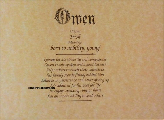 owen-first-name-meaning-art-print-name-meaning-parchment