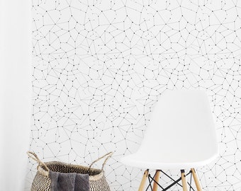 Constellations Wallpaper / Removable Wallpaper or Traditional Wallpaper A005