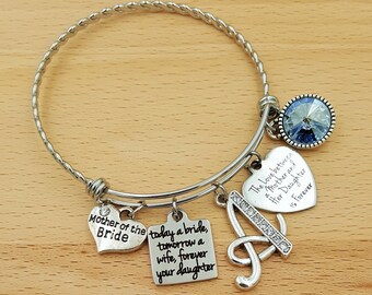 Mother of the Bride Gift Mother of the Bride Bracelet Mother of the Bride Gift From Daughter Mother of the Bride Jewelry Today a Bride