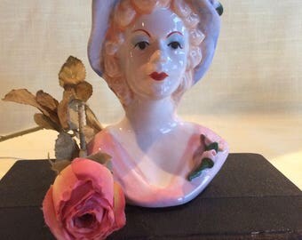 Vintage head vase Queen Elizabeth 2 or Queen mother replica figurine