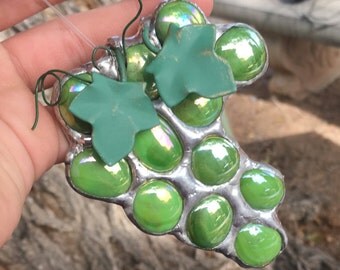 Green Grape Cluster - Opaque Suncatcher sun catcher