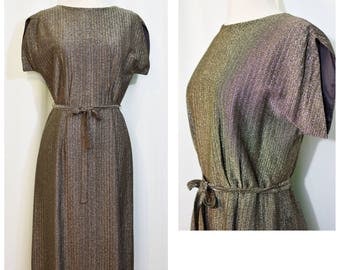 Carl Naftal Originals California Metallic Wiggle Dress