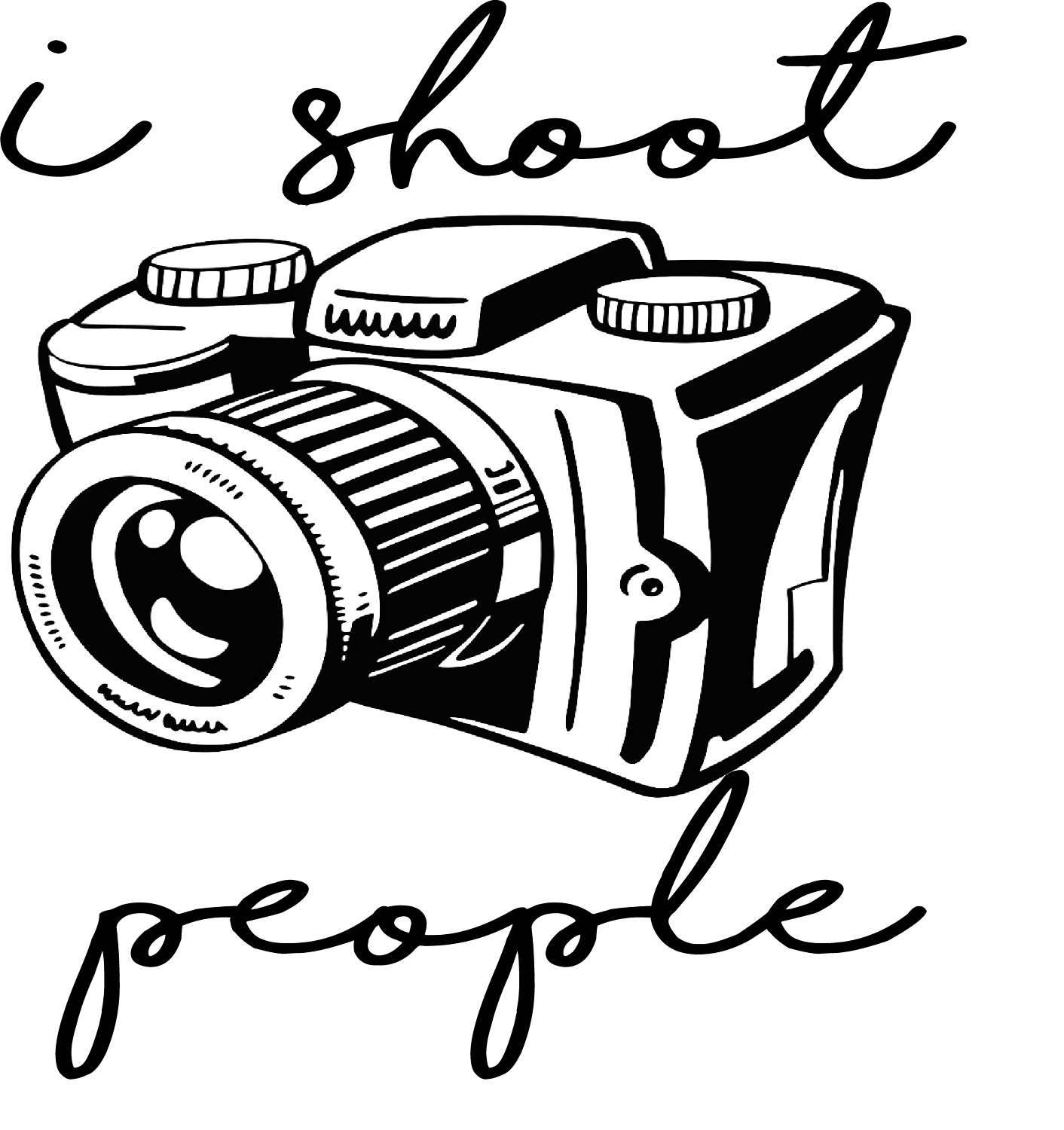 Download I Shoot People Camera SVG Digital Download