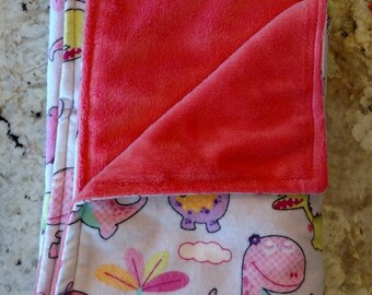 Stroller Blanket, Baby Girl Blanket