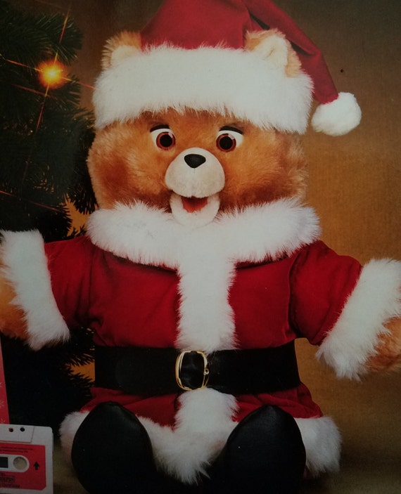 teddy ruxpin santa suit