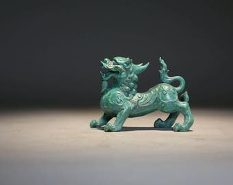 Pixiu Bronze Sculpture, Pixiu the Wealth & Good Fortune Collector