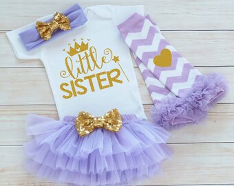 Baby Girl, Take Home Outfit, Little Sister Shirt, Baby Girl Shirt, Little Sister, Little Sister Bodysuit, Baby Sister Outfit, Baby Girl Gift