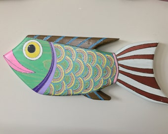 Wooden Fish Wall Decor wood fish art wood fish wall art wooden fish decor colored Wooden Fish Wall Decor wood fish art wood fish wall art wooden fish decor colored