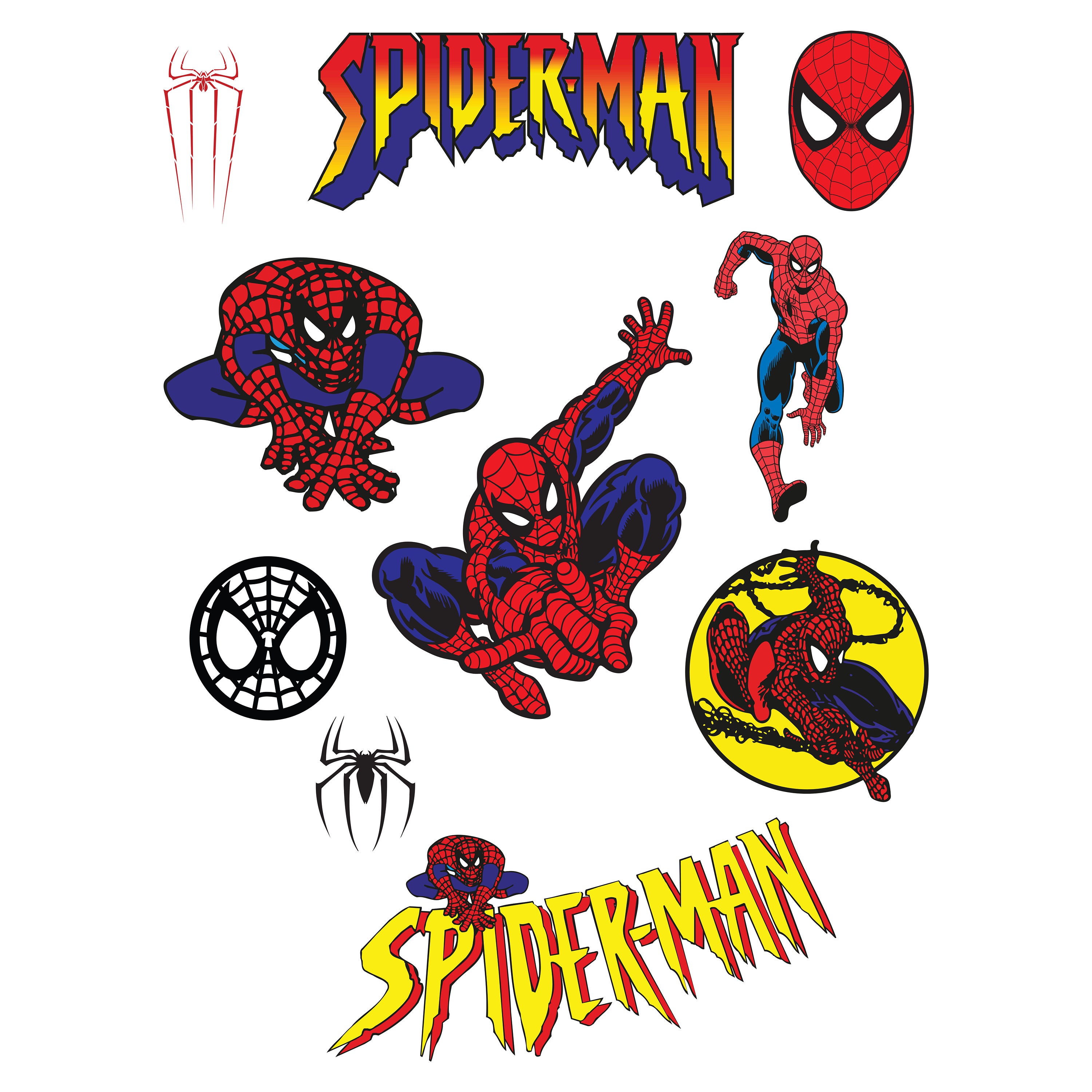 Spiderman svgpngjpgeps for Print/Silhouette Cameo/Cricut