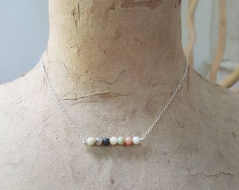 Amazonite's 925 sterling silver necklace - gemstone