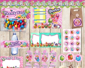 Shopkins labels | Etsy