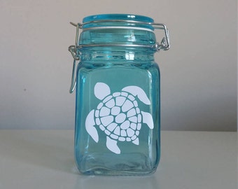 Hawaiian Sea Turtle Stash Jar
