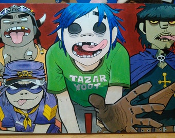 Gorillaz 2D Stylo Mask