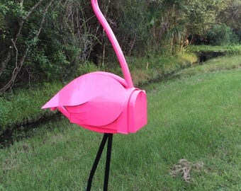 Flamingo mailbox | Etsy
