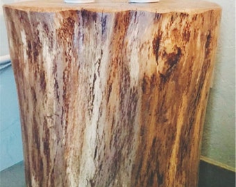 Tree Stump Side Table