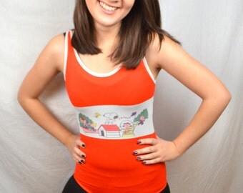 Great Vintage Snoopy Leotard Onesie - XS