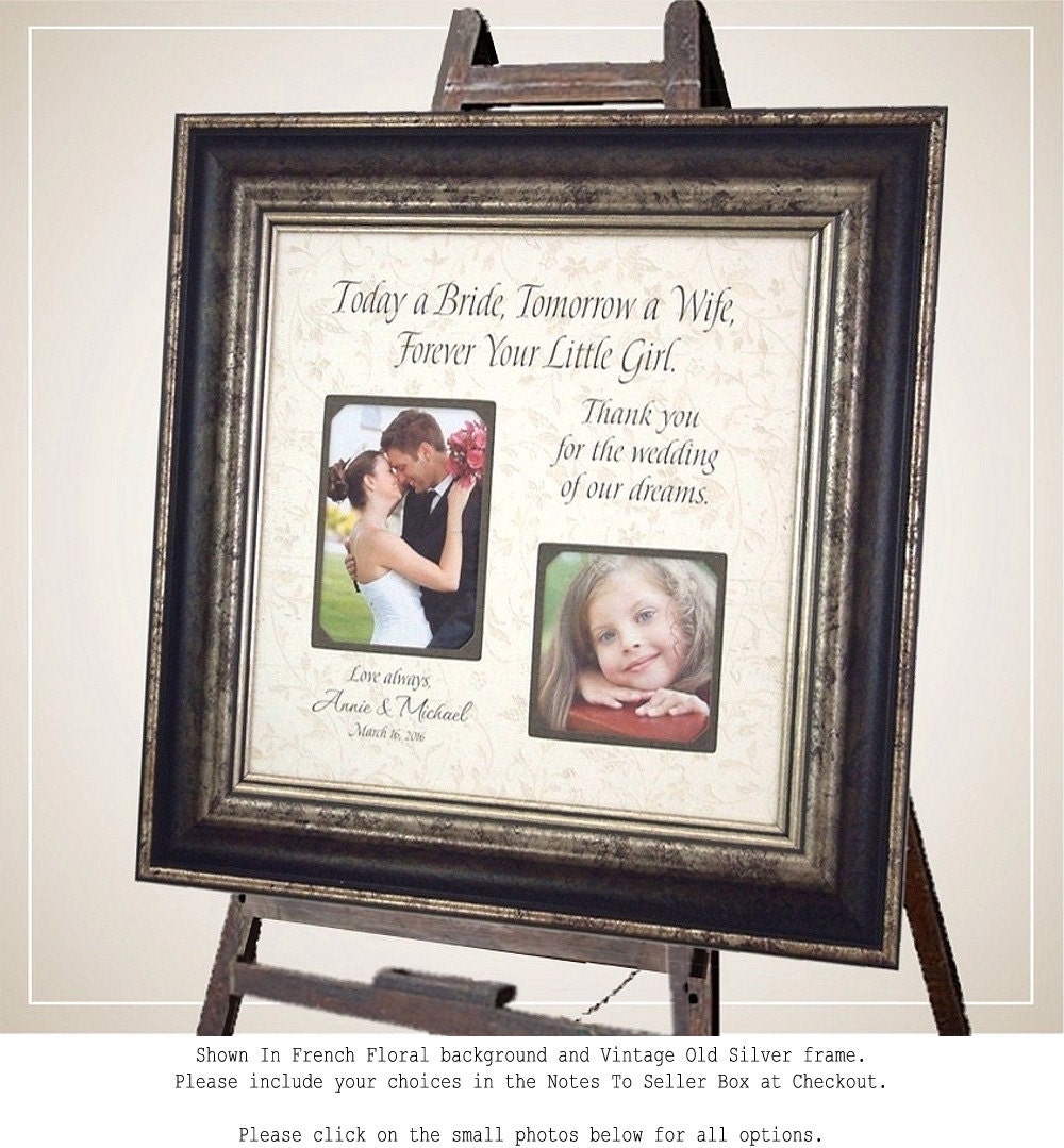 Wedding Gift for Parents Personalized Wedding Frame Mother