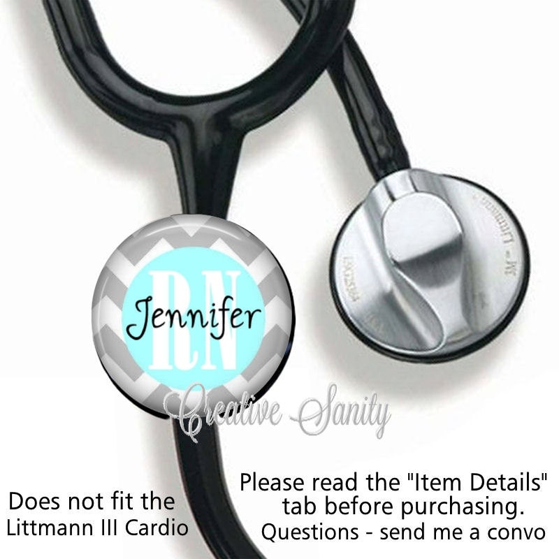 Personalized Stethoscope ID Tag Personalized by CreativeSanity