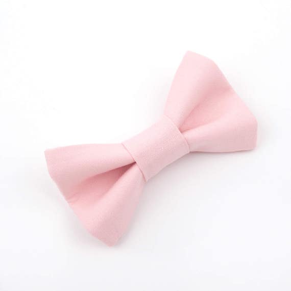 Light Pink Bow Tie pink bow tie men's bow tie boy's