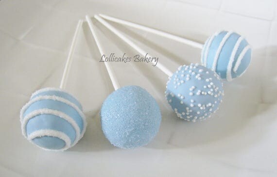 Boy Baby Shower Favors: Baby Shower Cake Pops Made to Order