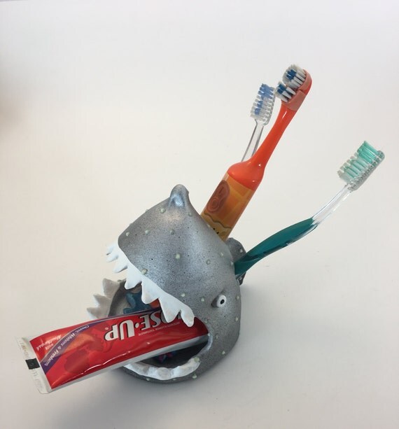 Shark Toothbrush Holder Shark Toothbrush Holder Underwater