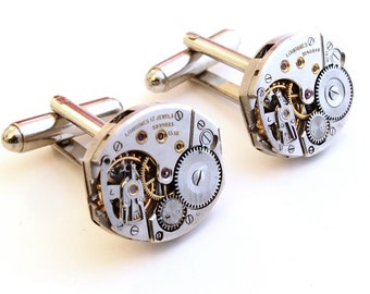 Vintage LONGINES watch Cufflinks, Vintage Watch Cufflinks, Boyfriend Christmas Gift, Xmas Gift Ideas, Vintage Cufflinks, Gift Ideas