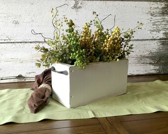 Wooden Centerpiece Box, Wooden Box, Distressed Centerpiece Box, Wooden Planter Box, Home Decor, Farmhouse Decor, Rustic Home Decor, Tray