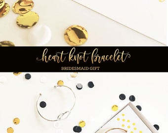 Knot Bracelet Bridesmaid Gifts for Bridesmaids Tie the Knot Bracelet Gold Tie the Knot Bridesmaid Gift Tie the Knot Jewelry (EB3200)