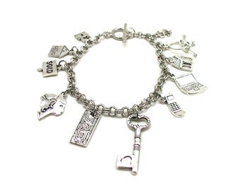 Realtor Bracelet, Realtor Charm Bracelet, Realtor Jewelry, Real Estate Bracelet, Realtor Collection, Real Estate Agent, Realtor Gift