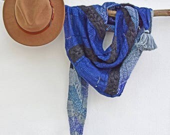 knitteng pattern, hipster scarf