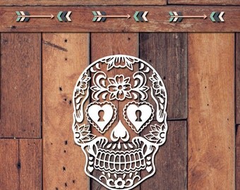 Sugar Skull Decal | Yeti Decal | Yeti Sticker | Tumbler Decal | Car Decal | Vinyl Decal