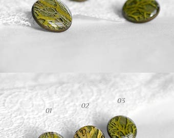 Gift ideas for him Cute gift brooches pin Romantic jewelry for gift for men Green brooch for women Natural brooch Vegan gift for girlfriend