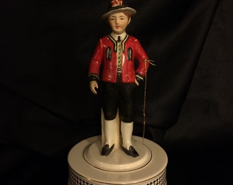 Vintage Schmid Brothers Music Box, Italian Soldier