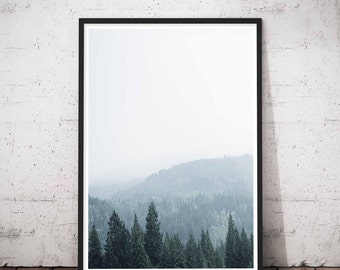 Mountain Print, Dorm Art Printables, Large Fashion Poster, Husband Gift, Gift For Boss Print, Adventure Time, Tree Wall Art, Abstract