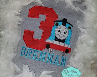 Thomas the Train Birthday Shirt