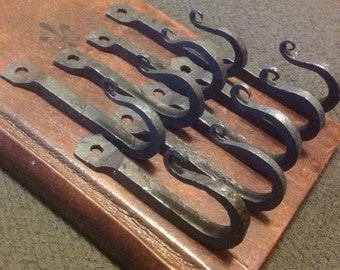 Hand Forged Wall Hooks 3 pack rustic accent gift idea