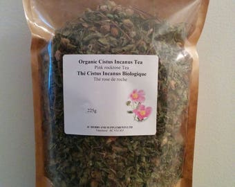 Organic Cistus Incanus Tea / Thé Cistus Incanus Biologique - Certified Organic by European Regulation (EC) No. 834/2007