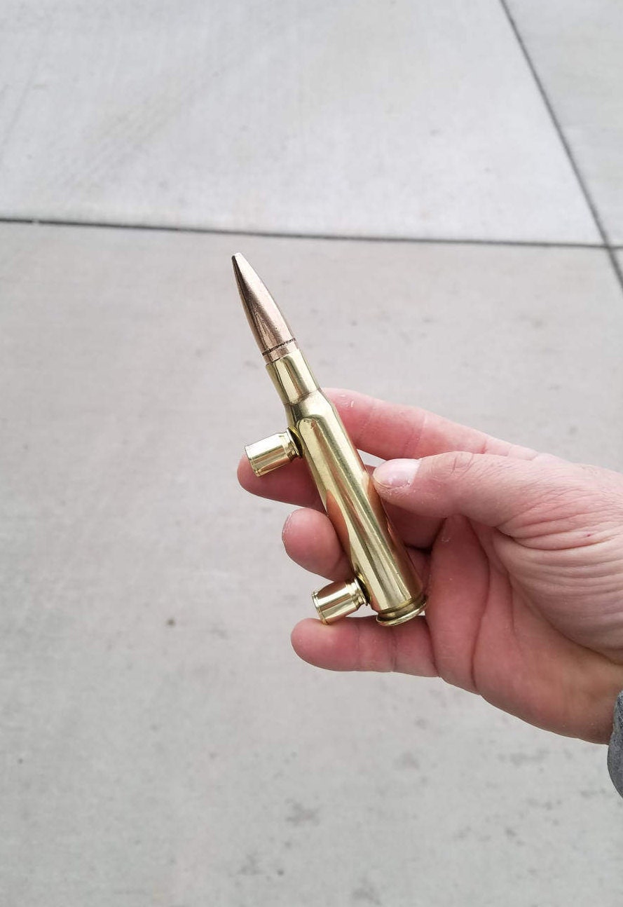 50 BMG Bullet drawer pulls brass pulls military drawer