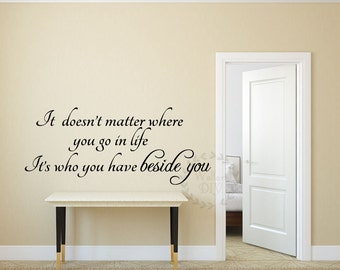 Inspirational quote wall decal Quote wall sticker by WallArtDIY