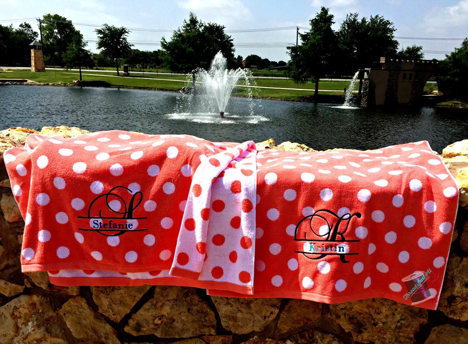 Oversized Personalized Beach Towel Graduation Gift Large