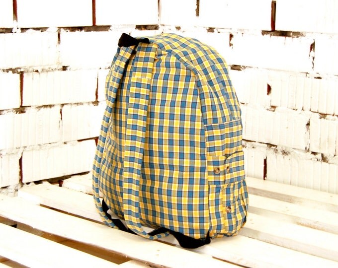 Unique backpack, vegan backpack, eco backpack, one of a kind backpack, cute backpack, rucksack, satchel, grunge backpack, messenger backpack